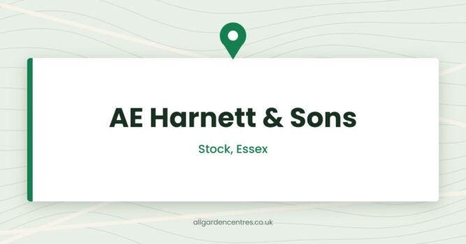 AE Harnett & Sons — Stock, Essex (directory card)