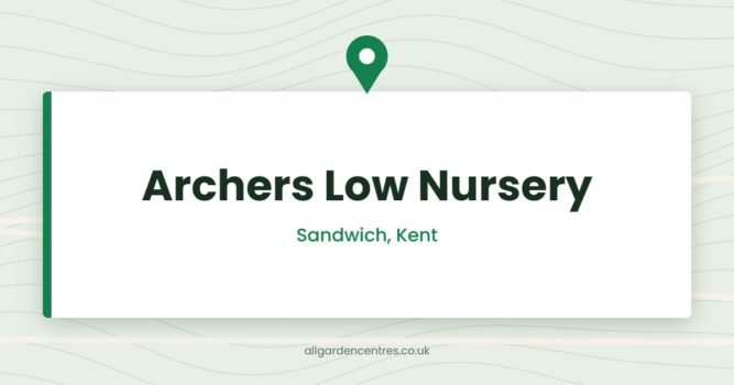 Archers Low Nursery — Sandwich, Kent (directory card)