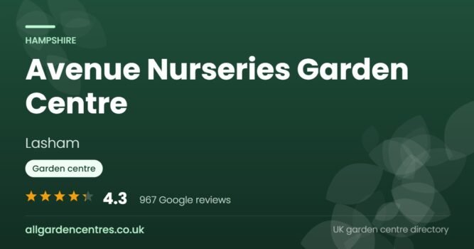 Avenue Nurseries Garden Centre, a garden centre in Lasham, Hampshire