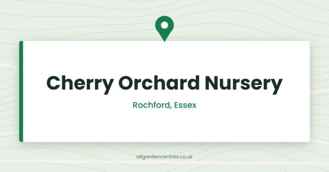 Cherry Orchard Nursery — Rochford, Essex (directory card)