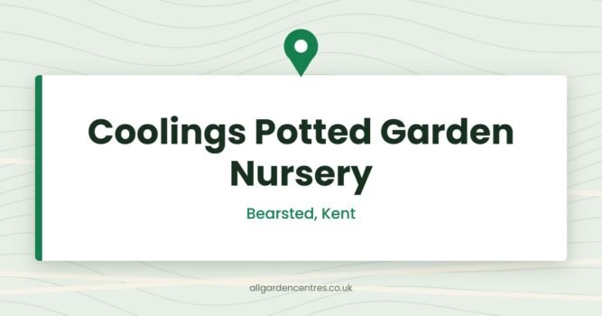 Coolings Potted Garden Nursery — Bearsted, Kent (directory card)