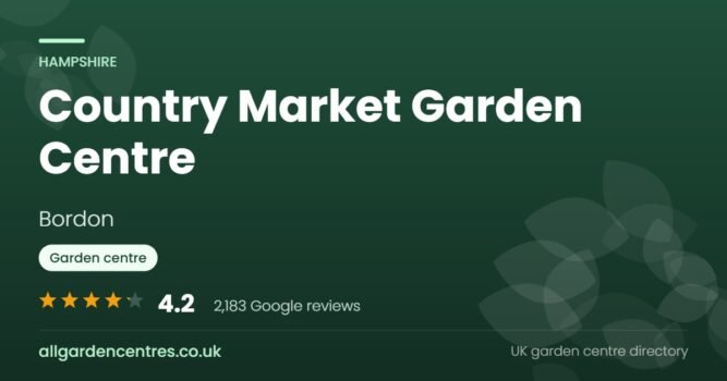 Country Market Garden Centre, a garden centre in Bordon, Hampshire