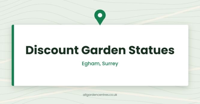 Discount Garden Statues — Egham, Surrey (directory card)