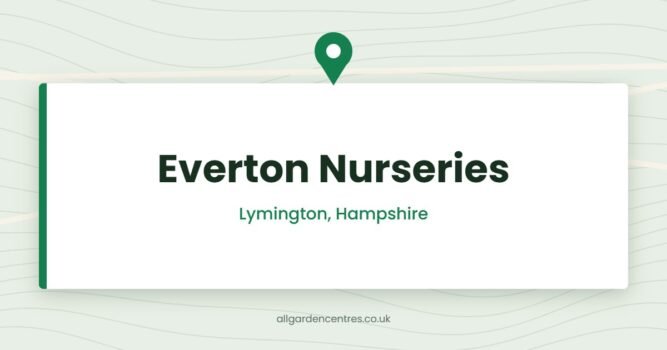 Everton Nurseries — Lymington, Hampshire (directory card)