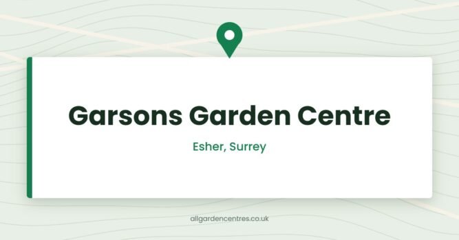 Garsons Garden Centre — Esher, Surrey (directory card)