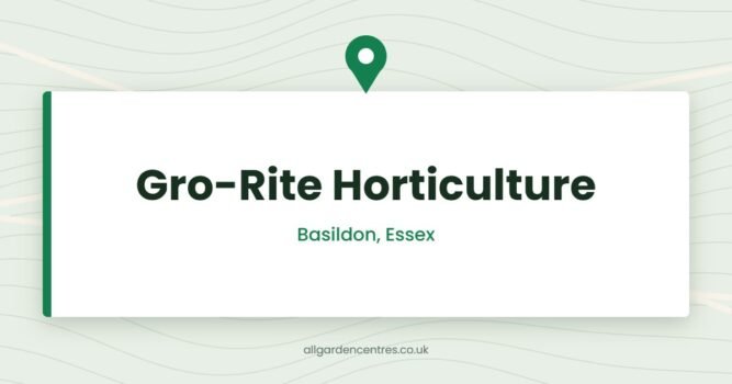 Gro-Rite Horticulture — Basildon, Essex (directory card)