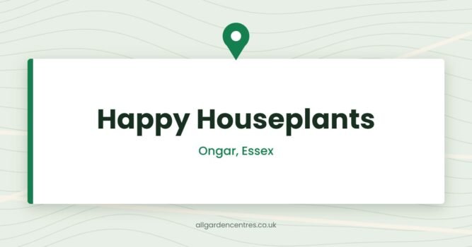 Happy Houseplants — Ongar, Essex (directory card)
