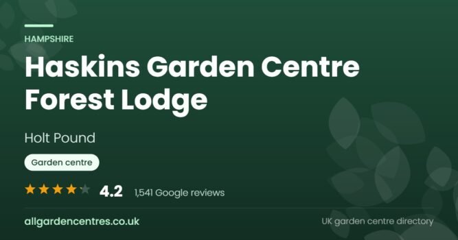 Haskins Garden Centre Forest Lodge, a garden centre in Holt Pound, Hampshire