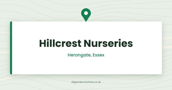 Hillcrest Nurseries — Herongate, Essex (directory card)