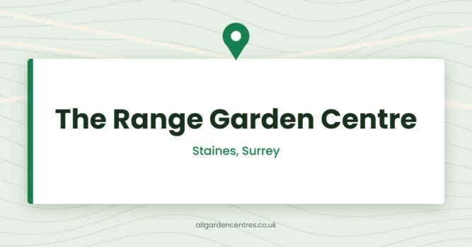 The Range Garden Centre — Staines, Surrey (directory card)