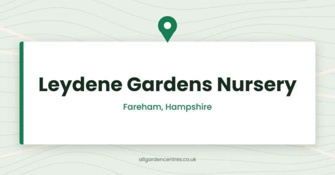 Leydene Gardens Nursery — Fareham, Hampshire (directory card)