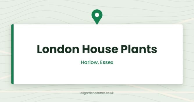 London House Plants — Harlow, Essex (directory card)