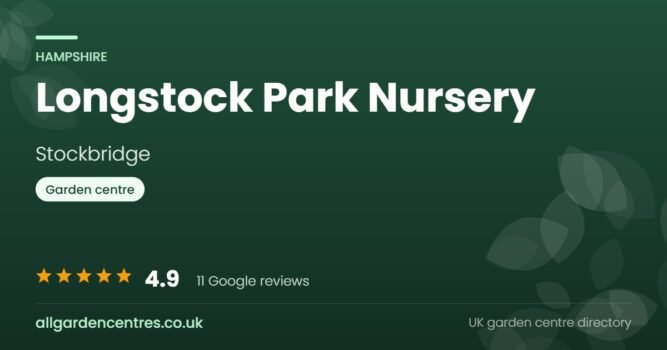 Longstock Park Nursery, a garden centre in Stockbridge, Hampshire