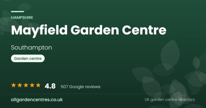 Mayfield Garden Centre, a garden centre in Southampton, Hampshire