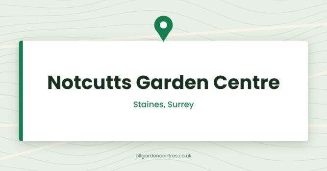 Notcutts Garden Centre — Staines, Surrey (directory card)