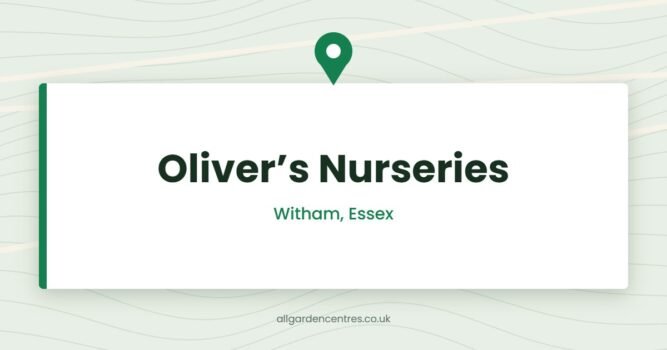 Oliver’s Nurseries — Witham, Essex (directory card)
