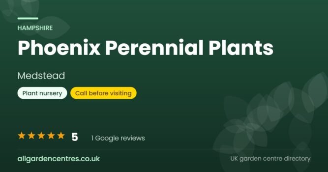 Phoenix Perennial Plants, a garden centre in Medstead, Hampshire