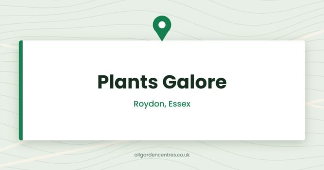 Plants Galore — Roydon, Essex (directory card)