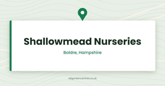Shallowmead Nurseries — Boldre, Hampshire (directory card)