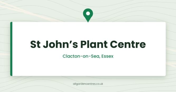 St John’s Plant Centre — Clacton-on-Sea, Essex (directory card)