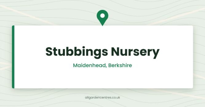 Stubbings Nursery — Maidenhead, Berkshire (directory card)