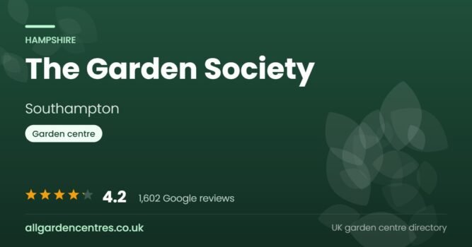 The Garden Society, a garden centre in Southampton, Hampshire