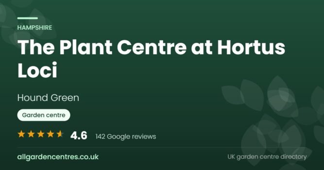 The Plant Centre at Hortus Loci, a garden centre in Hound Green, Hampshire