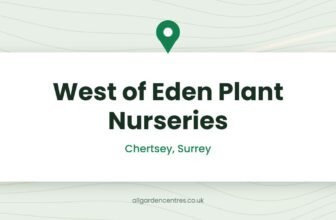 West of Eden Plant Nurseries — Chertsey, Surrey (directory card)