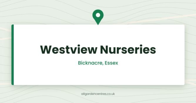 Westview Nurseries — Bicknacre, Essex (directory card)
