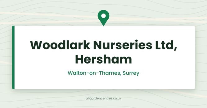 Woodlark Nurseries Ltd, Hersham — Walton-on-Thames, Surrey (directory card)