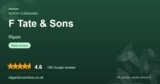F Tate & Sons Ltd | Ripon, North Yorkshire