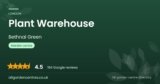 Plant Warehouse | Bethnal Green, London