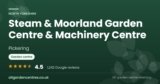 Steam & Moorland Garden Centre & Machinery Centre | Pickering, North Yorkshire